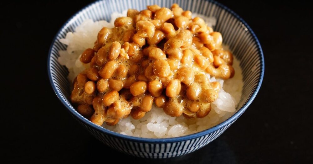 納豆ご飯の写真